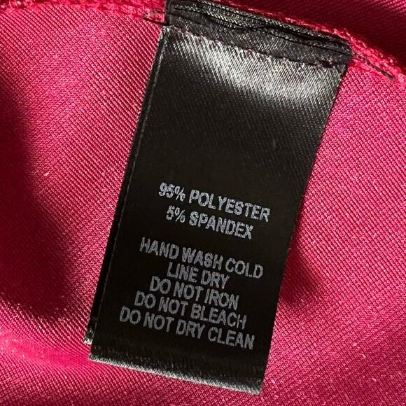 Lulus Shine of Your Life Wine Red Velvet Holiday Wrap Dress Women's Size Small - Picture 8 of 11